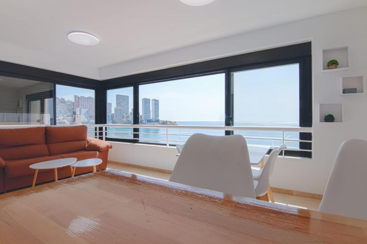 Luminoso Apartamento En Primera Linea De Playa Бенидорм Екстериор снимка